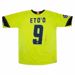 ETO'O #9 Retro Barcelona Away Jersey 2005/06