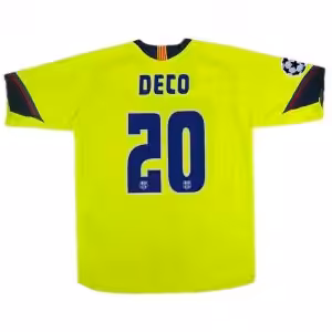 Deco #20 Retro Barcelona Away Jersey 2005/06