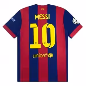 Messi #10 Retro Barcelona Home Jersey 2014/15