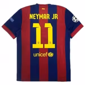 Neymar Jr #11 Retro Barcelona Home Jersey 2014/15
