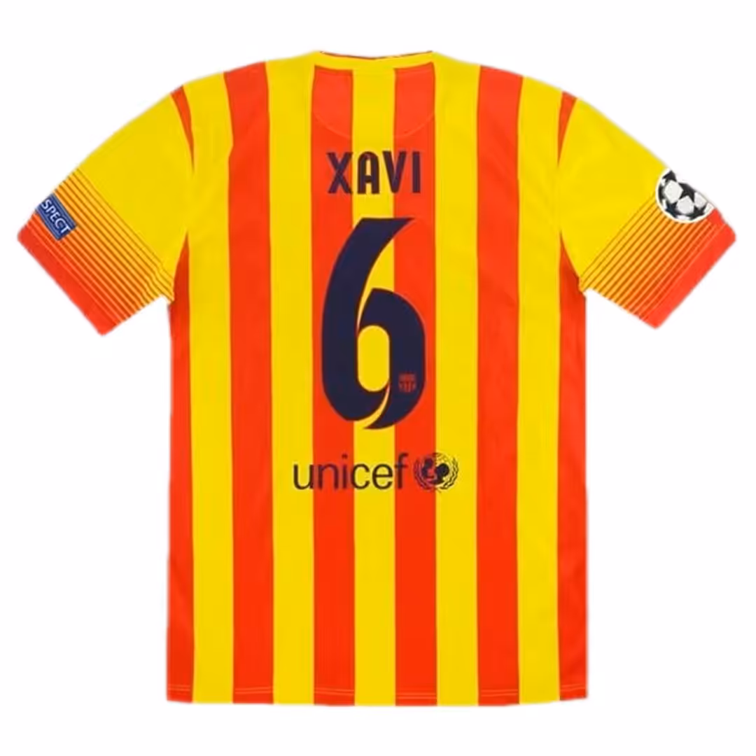 XAVI #6 Retro Barcelona Away Jersey 2013/14.jpg XAVI #6 Retro Barcelona Away Jersey 2013/14