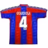 Guardiola #4 Retro Barcelona Home Jersey 1996/97