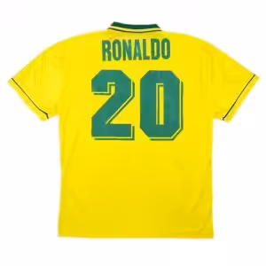 Ronaldo #20 Brazil Home Retro Jersey World Cup 1994