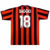 BAGGIO #18 Retro AC Milan Home Jersey 1996/97