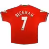 BECKHAM #7 Retro Manchester United Home Jersey 2000/02
