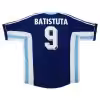 BATISTUTA #9 Retro Argentina Away Jersey World Cup 1998