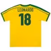 LEONARDO #18 Retro Brazil Home Jersey World Cup 1998