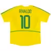 RIVALDO #10 Retro Brazil Home Jersey World Cup 2002