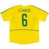 R.CARLOS #6 Retro Brazil Home Jersey World Cup 2002