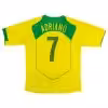 ADRIANO #7 Retro Brazil Home Jersey 2004