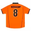 BERGKAMP #8 Retro Netherlands Home Jersey World Cup 1998