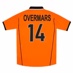 OVERMARS #14 Retro Netherlands Home Jersey World Cup 1998