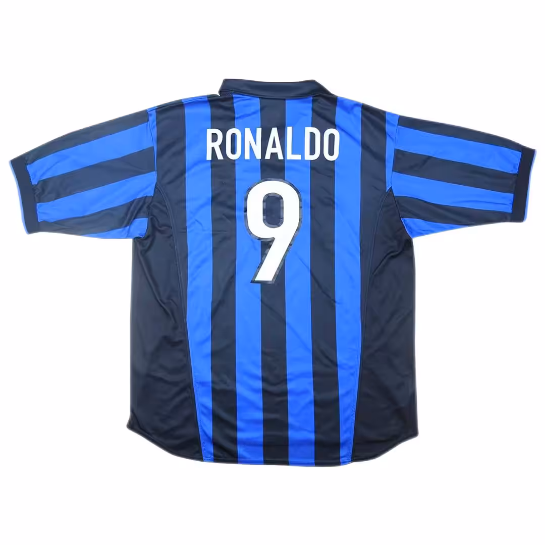 01672906800cfb7e19bInterMilanRonaldo9RetroJerseyHomeReplica199899FluxJersey.jpg Ronaldo #9 Retro Inter Milan Home Jersey 1998/99