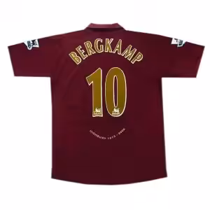 Bergkamp #10 Retro Arsenal Home Jersey 2005/06