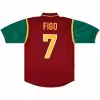 FIGO #7 Retro Portugal Home Jersey 1999