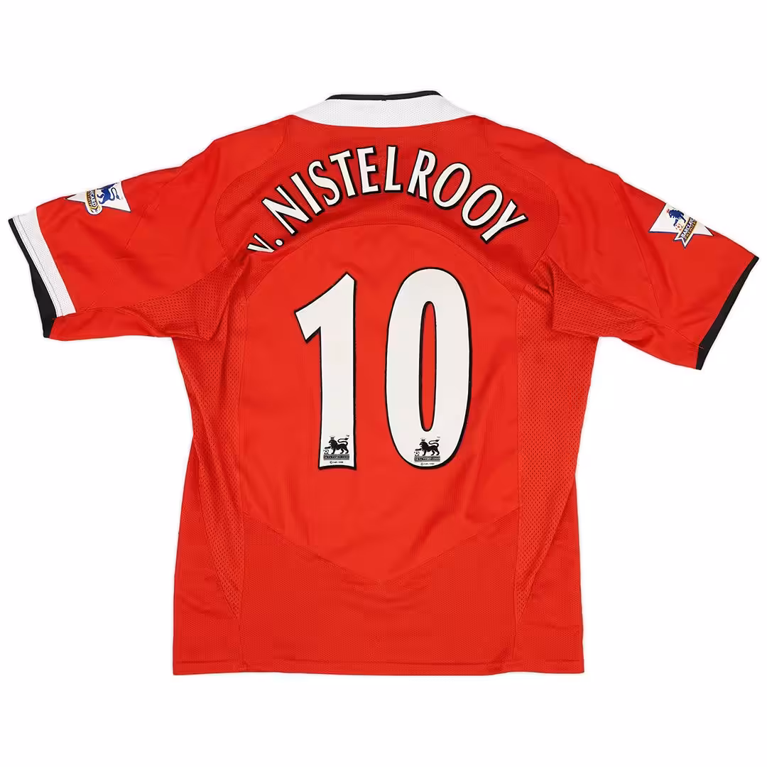 01715851994258fbd6cvNistelrooy10ManchesterUnitedRetroJerseyHome200406FluxJersey.jpg v.Nistelrooy #10 Retro Manchester United Home Jersey 2004/06