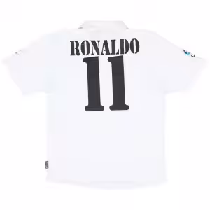 RONALDO #11 Retro Real Madrid Centenary Home Jersey 2002/03