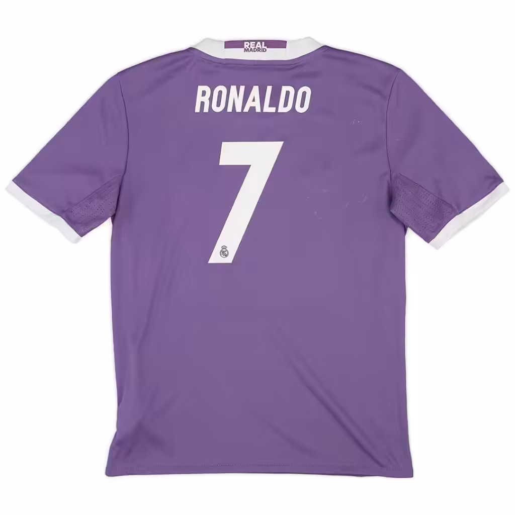 Ronaldo #7 Retro Real Madrid Away Jersey 2016/17