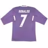 Ronaldo #7 Retro-Real Madrid-Langarm-Auswärtstrikot 2016/17