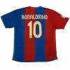Ronaldinho #10 Retro Barcelona Home Jersey 2006/07