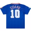 Zidane #10 Retro France Home Jersey Euro Cup 1996
