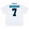 BECKHAM #7 Retro England Home Jersey Euro Cup 1996