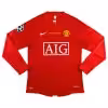 Retro-Langarm-Heimtrikot von Manchester United — UCL-Finale 2007/08