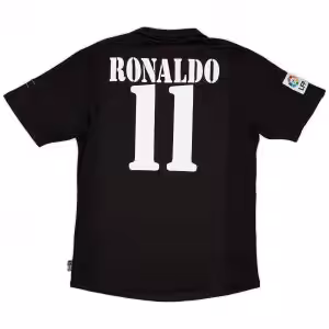 Ronaldo #11 Retro Real Madrid Centenary Away Jersey 2002/03