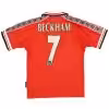Beckham #7 Retro Manchester United Home Jersey 1999/00