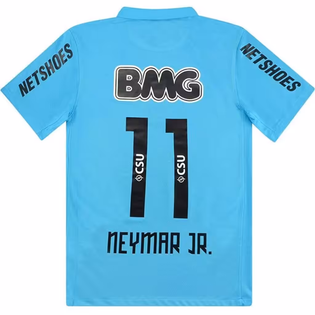 Neymar Jr #11 Retro Santos FC Third Jersey 2012