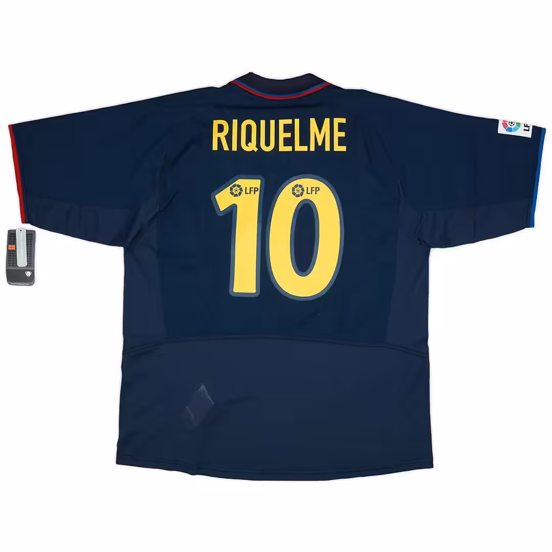 RIQUELME #10 Retro Barcelona Third Jersey 2002/03.jpg RIQUELME #10 Retro Barcelona Third Jersey 2002/03
