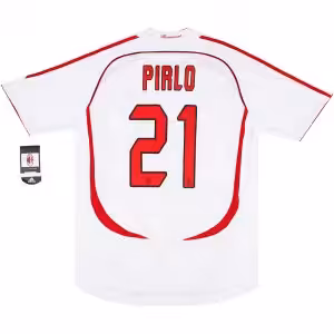 PIRLO #21 Retro AC Milan UCL Final Away Jersey 2006/07