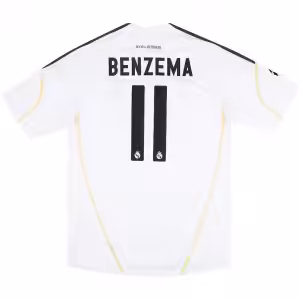 BENZEMA #11 Retro Real Madrid Home Jersey 2009/10