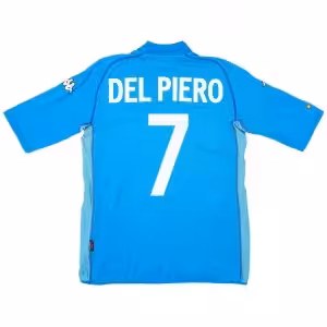 DEL PIERO #7 Retro Italy Home Jersey World Cup 2002