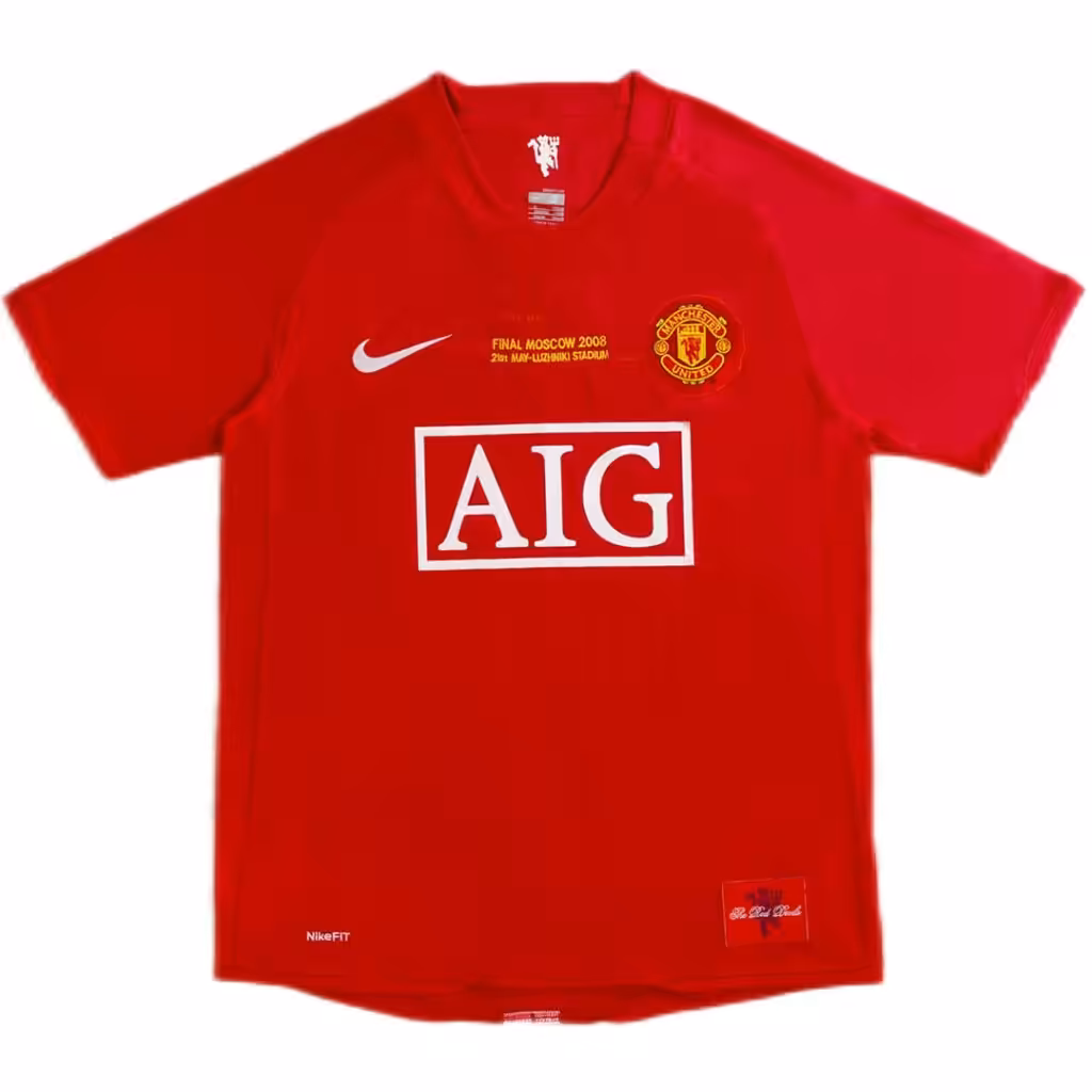 Retro Manchester United UCL Final Home Jersey 2007/08