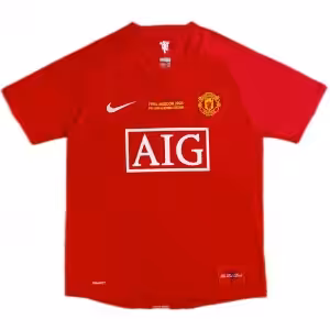 Retro Manchester United UCL Final Home Jersey 2007/08