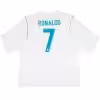 RONALDO #7 Retro Real Madrid Home Long Sleeve Jersey 2017/18