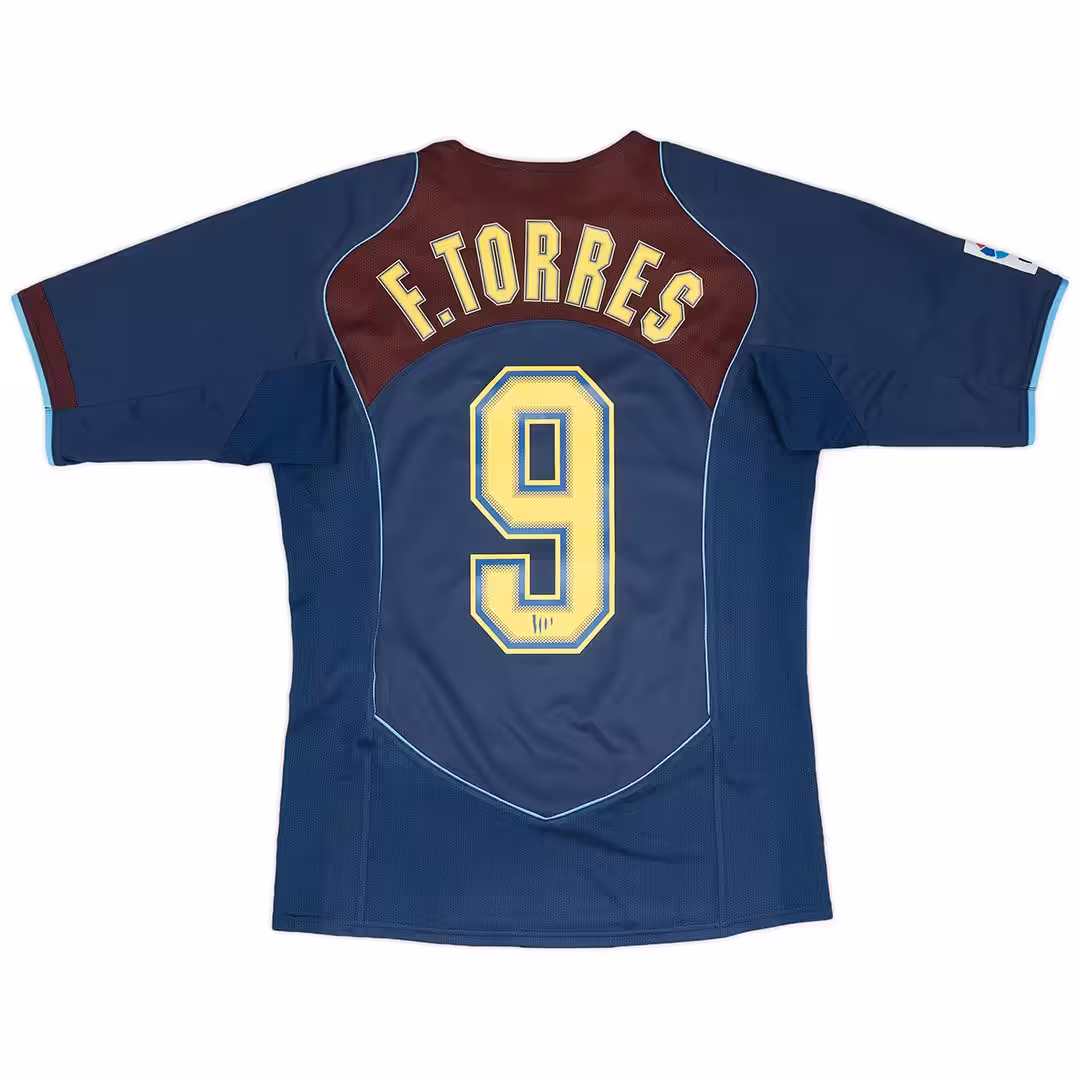 Torres #9 Retro Atletico Madrid Away Jersey 2004/05.jpg Torres #9 Retro Atletico Madrid Away Jersey 2004/05