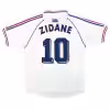 Zidane #10 Retro France Away Jersey World Cup 1998