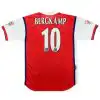 Bergkamp #10 Retro Arsenal Home Jersey 1998/99