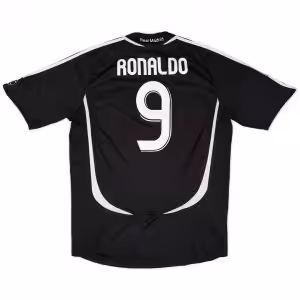 Ronaldo #9 Retro Real Madrid Away Jersey 2006/07