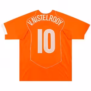 V.NISTELROOY #10 Retro Netherlands Home Jersey EURO 2004