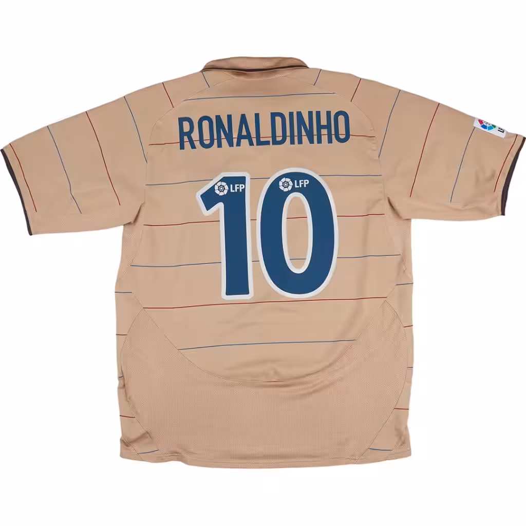 Ronaldinho #10 Retro Barcelona Away Jersey 2003/05