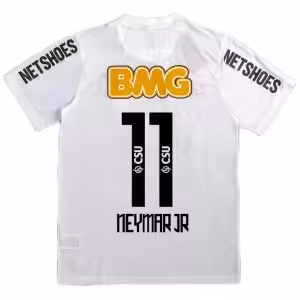 Neymar Jr #11 Retro Santos FC Home Jersey 2011/12