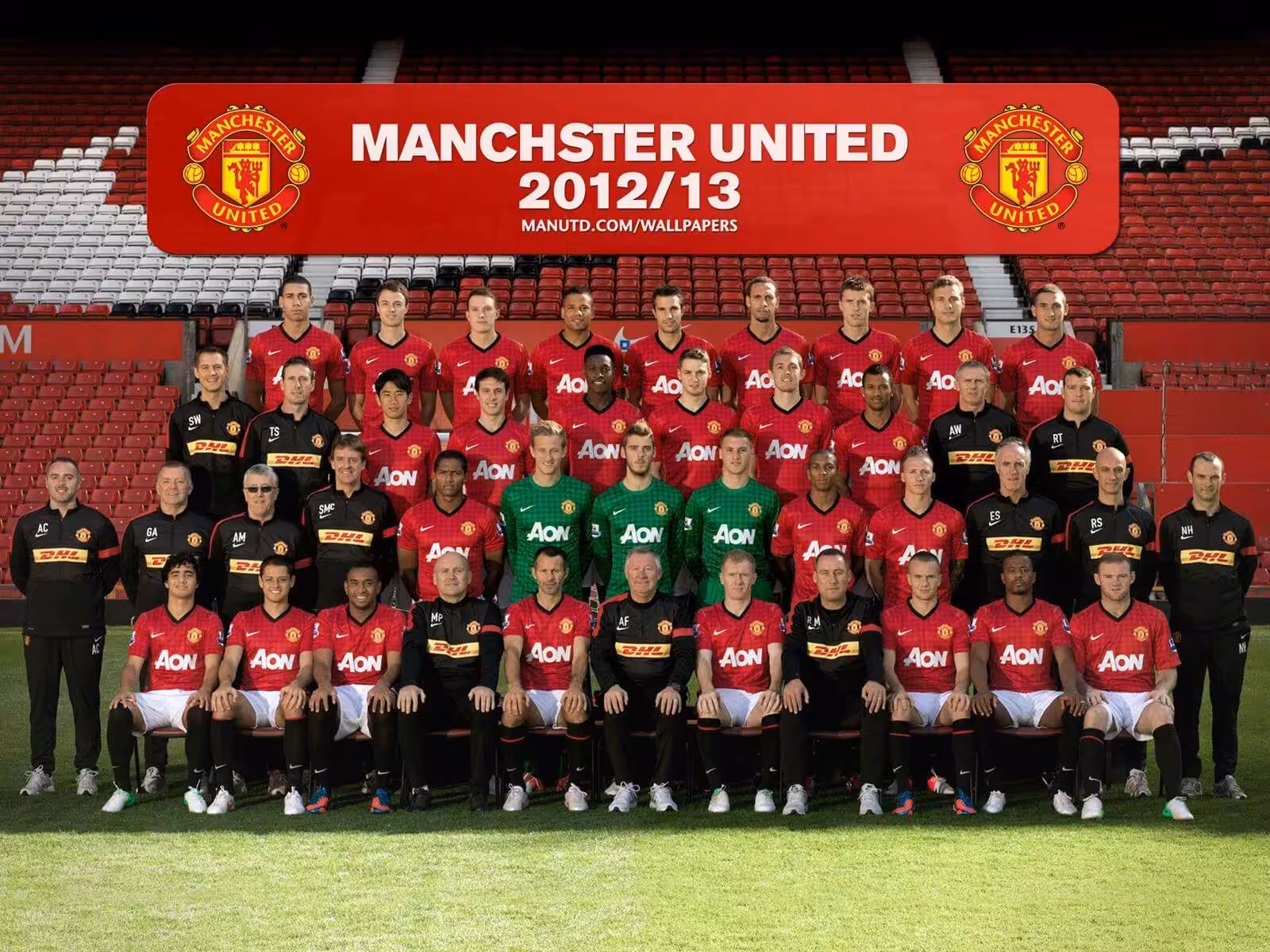ROONEY #10 Retro Manchester United Home Jersey 2012/13