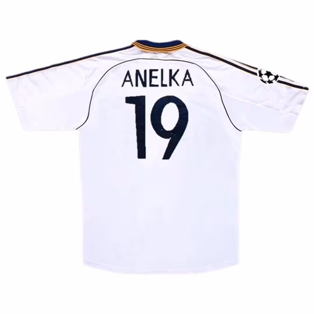ANELKA #19 Retro Real Madrid Home Jersey 1998/00