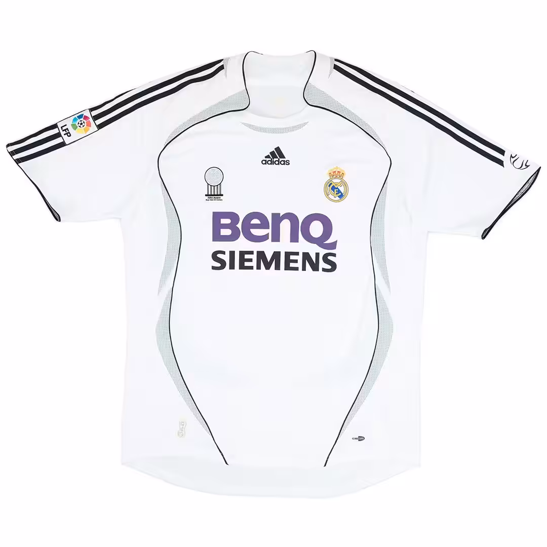 Beckham #23 Retro Real Madrid Home Jersey 2006/07