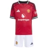 Kids Manchester United Home Jersey Kit 2025/26