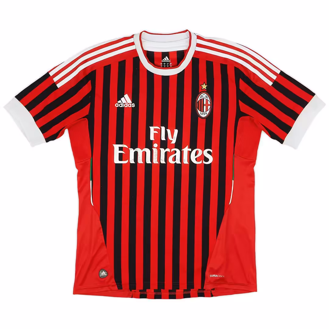 PATO #7 Retro AC Milan Home Jersey 2011/12