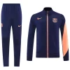 Barcelona Training Tracksuit Kit(Jacket+Pants) Navy&Orange 2025/26